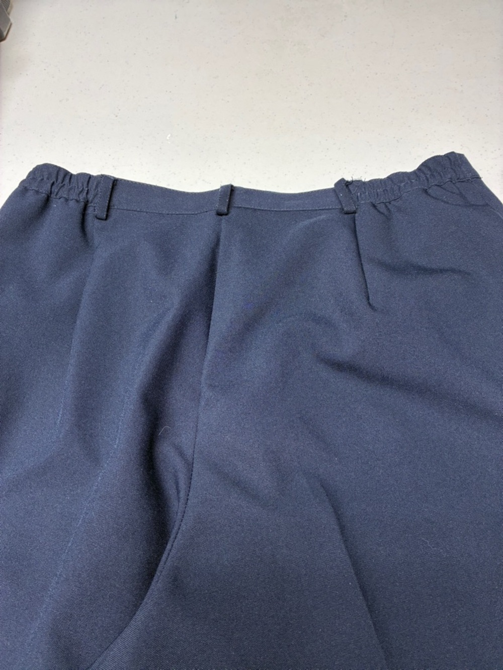 Donkenny Navy Dress Pants Petite 8P Straight Leg Work Career Slacks Classic - Picture 6 of 8